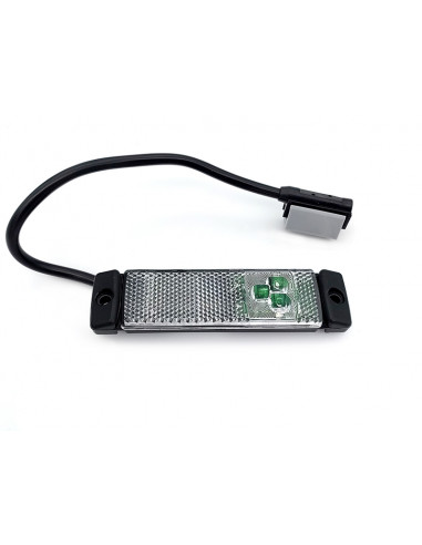Piloto Lateral LED blanco 0,3mts P&R