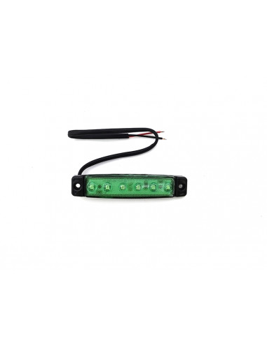 Piloto Lateral LED verde 0,2mts