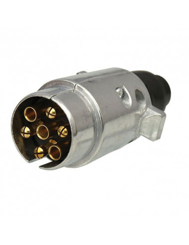 Conector 7 pin alumimio 12v ISO-1724